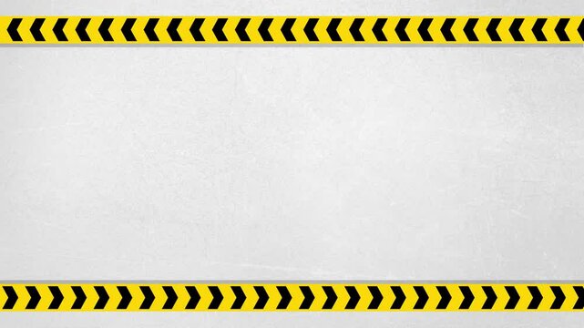 under construction background with hazard stripes animation video