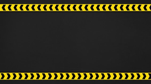 under construction background with yellow hazard stripes animation video