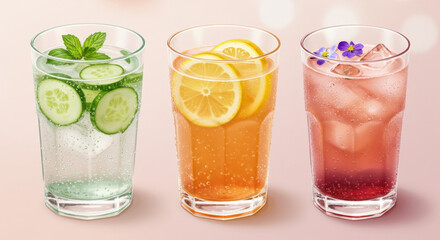 Refreshing Infused Water Recipes Cucumber, Lemon, and Berry Cold Beverages