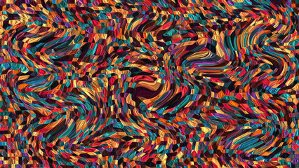ABSTRACT BACKGROUND RANDOM PATTERN WITH OIL CONTOUR LIQUIFY TEXTURE FLAT COLORFUL SHAPES DESIGN...