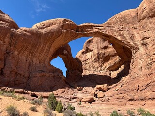 Double Arch at Arches National Park