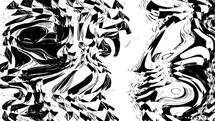 ILLUSTRATION ABSTRACT GRUNGE BLACK GRAINY TEXTURE BACKGROUND. DISTRESS DIRTY ROUGH MONOCHROME COLOR DESIGN VECTOR