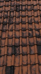 Clay Roof or teracota clay roof Tile Background Texture