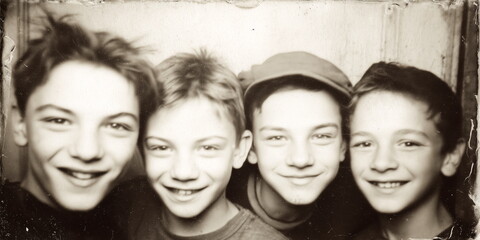 buddies, colleagues, classmates and friends. Group photos of people When we were all young. 