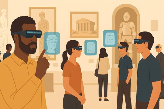Virtual Reality Art Exhibition: Interactive Museum Experience with Augmented Culture