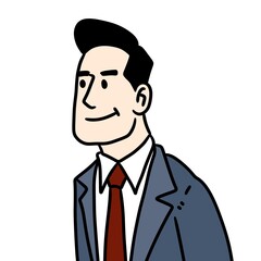 businessman cartoon illustration graphic design