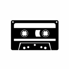 Obraz premium A vintage cassette tape illustrating nostalgia and the retro music revolution of the 1980s and 1990s.