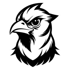 Obraz premium Pencil Sketch Black and White Catfish Head Detail