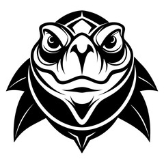 Pencil Sketch Black and White Zinnia with Leaves