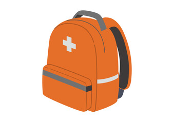 防災バッグのイラスト