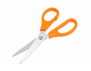 Orange-Handled Scissors: A Crisp, Clean Product Shot
