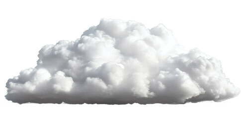 [Transparent Background PNG]Fluffy Cumulus Cloud Image
