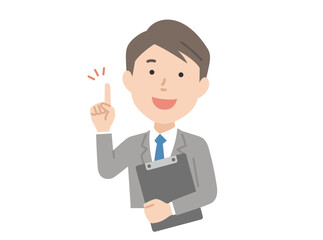 指をさす,スーツ男性2