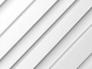 Minimalist white geometric line background with light-shadow symmetry: modern tech aesthetic for product showrooms, digital interfaces, or abstract spatial design