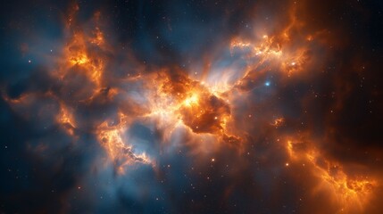 Fototapeta premium fire explosion background loop