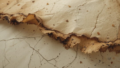 Burnt paper edge texture