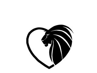 vector illustration of an abstract heart