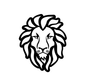 lion head vector
