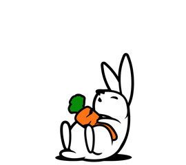 rabbit with carrot
