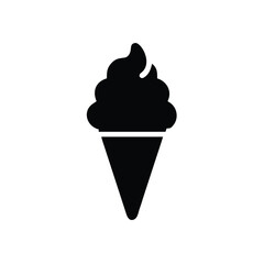 Ice cream cone silhouette
