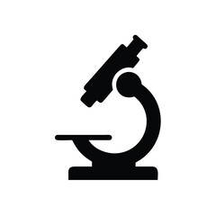 microscope isolated on white background