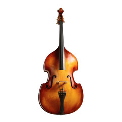 Fototapeta premium [Transparent Background PNG]Classic Double Bass Instrument