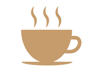 カフェのアイコン（コーヒーカップのマーク）