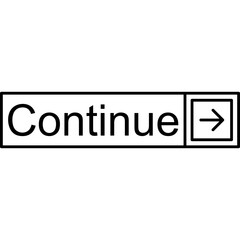 Continue Vector Icon