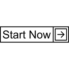 Fototapeta premium Start Now Vector Icon