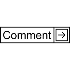 Comment Vector Icon