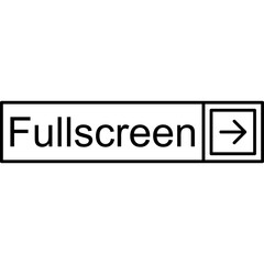 Fullscreen Vector Icon