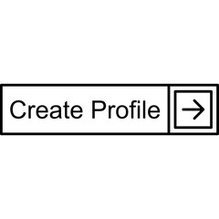Create Profile Vector Icon