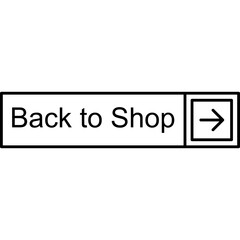 Fototapeta premium Back to Shop Vector Icon