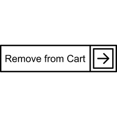 Remove from Cart Vector Icon