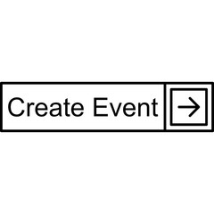 Obraz premium Create Event Vector Icon