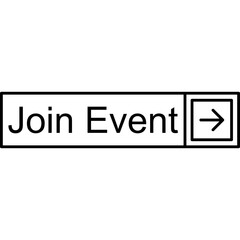 Obraz premium Join Event Vector Icon