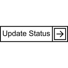Obraz premium Update Status Vector Icon