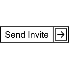 Send Invite Vector Icon