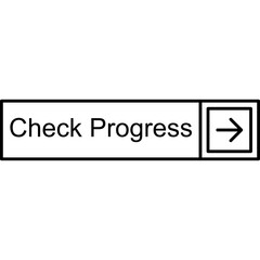 Obraz premium Check Progress Vector Icon