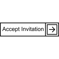 Accept Invitation Vector Icon