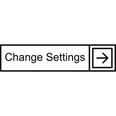Obraz premium Change Settings Vector Icon