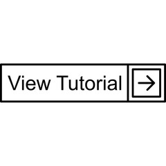 Obraz premium View Tutorial Vector Icon