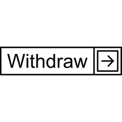 Withdraw Vector Icon