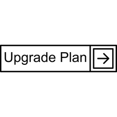 Obraz premium Upgrade Plan Vector Icon