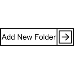 Add New Folder Vector Icon