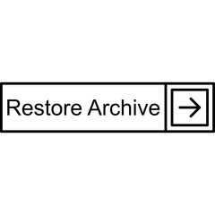 Restore Archive Vector Icon