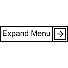 Expand Menu Vector Icon