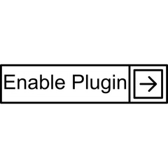 Enable Plugin Vector Icon