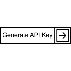 Fototapeta premium Generate API Key Vector Icon