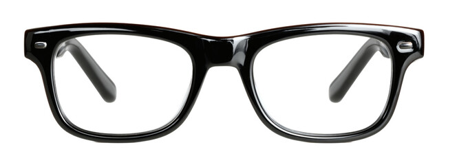 [Transparent Background PNG]Stylish Black Eyeglasses